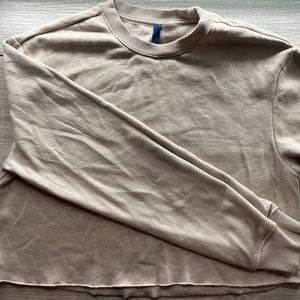 Cropped sweatshirt